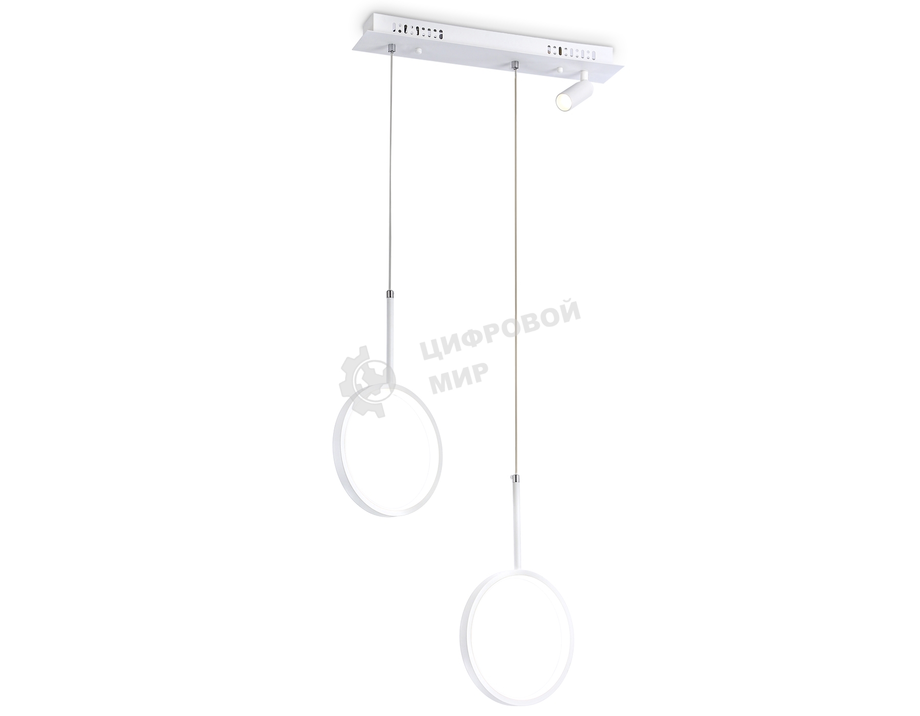 Светильник Ambrella light FL5272/2+1 WH белый 38W 3000K/4200K/6400K+4200K 500*90*1200 (ПДУ ИК)
