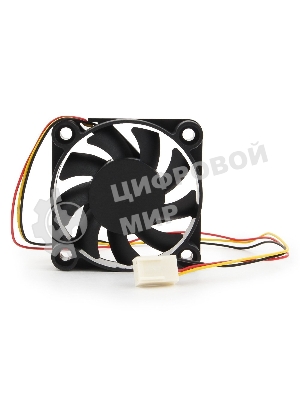 Вентилятор для корпуса Gembird черный, 50 мм, 5000 об/мин, 25 дБ, 3 pin