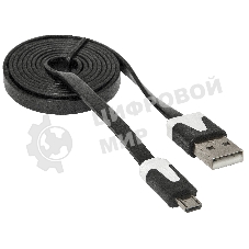 Кабель Defender USB08-03P USB2.0 AM-MicroBM, 1.0м