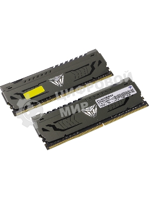 Оперативная память Patriot Viper Steel, DDR4, 8GB (2x4GB), 3200MHz, CL16, DIMM, с радиатором, черный