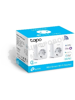 Умная розетка Mini Smart 2.4 GHz Wi-Fi Socket, 2 units, 220-240 V, Max Load 10 A, Bluetooth 4.2 (onboarding only)