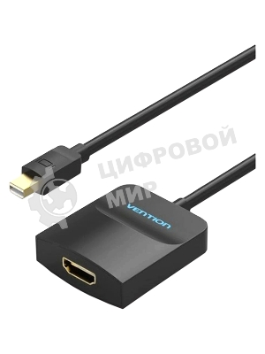Адаптер-переходник Vention mini DisplayPort 20M > HDMI F черный (HBCBB)