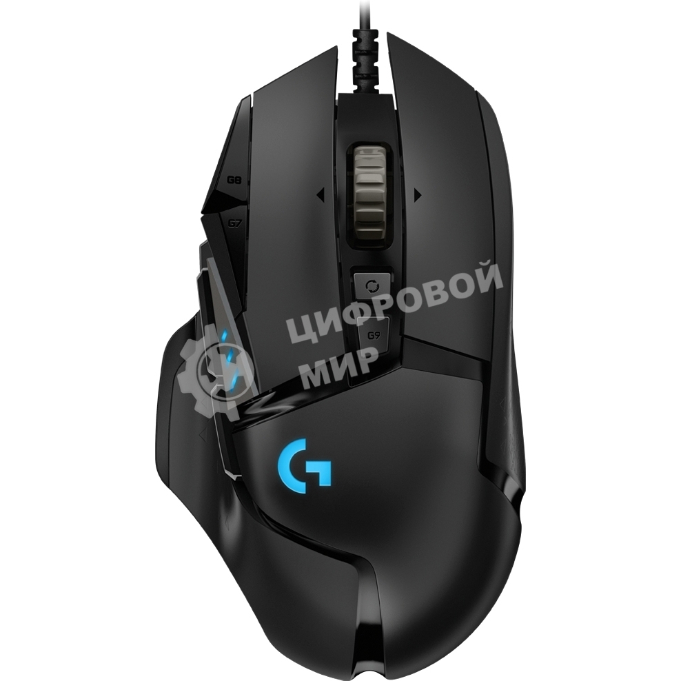 Мышь проводная Logitech G502 HERO черный, 25600 dpi, USB, кнопки - 11