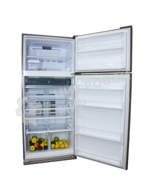 Холодильник Sharp SJ-XE59PMSL серебристый двухкамерный 430/148л морозилка сверху, No Frost