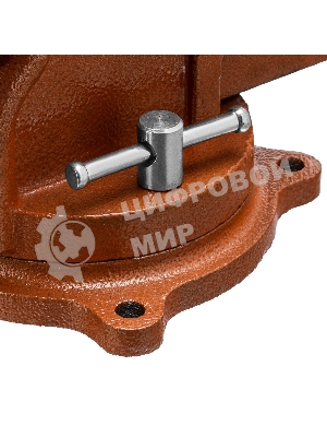 Тиски Sparta слесарные 125мм поворотные с наковальней