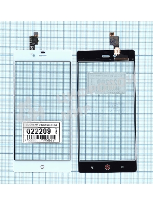 Сенсорное стекло (тачскрин) для ZTE Nubia Z9 Mini, белое