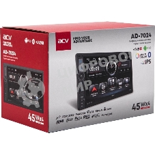 Автомагнитола ACV AD-7024, 2 DIN, 6.9