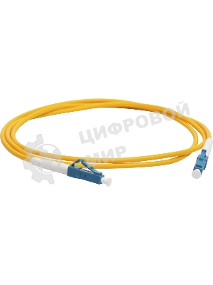 Патч-корд оптический LANMASTER, LSZH, дуплексный, SC/UPC-SC/UPC, SM OS2, 1.0 м