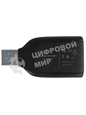 Кард-ридер SanDisk SDDR-C531-GNANN/черный/SD,SDHC,SDXC,microSD,microSDHC/microSDXC/USB 3.2 Gen 1/пластик