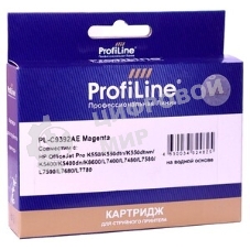 Картридж струйный ProfiLine PL-C9392AE №88 для принтеров HP Office jet HP Office jet K550/K550 dtn/K550dtwn/K5400/K5400dn/K8600/L7380/L7590 Magenta водные