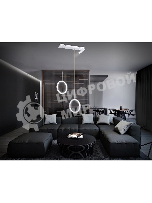 Светильник Ambrella light FL5272/2+1 WH белый 38W 3000K/4200K/6400K+4200K 500*90*1200 (ПДУ ИК)