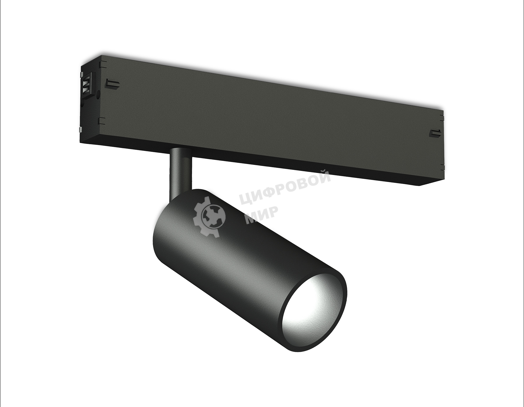 Светильник светодиодный трековый для шинопровода Magnetic Ambrella light GL1610 BK черный IP20 7W 4200K 220V 36° D35*80 (Без ПДУ)
