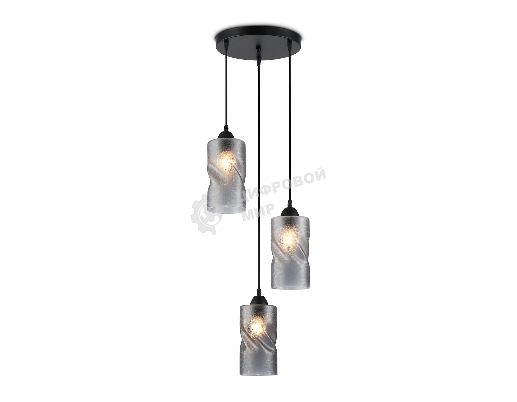 Светильник Ambrella light TR3414/3 BK черный E27/3 max 60W D320*1000