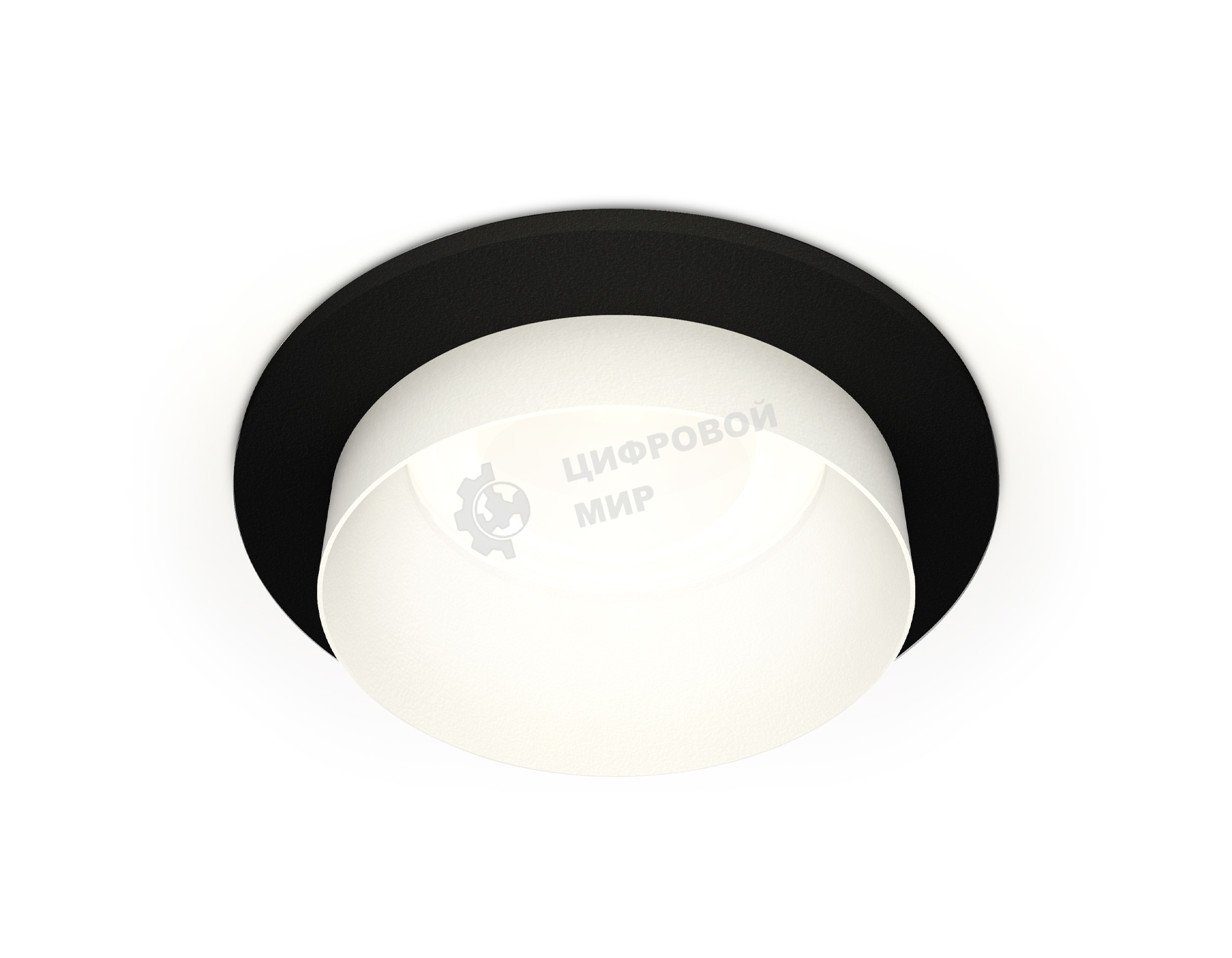 Комплект встраиваемого светильника Ambrella light XC6513020 SBK/SWH черный песок/белый песок MR16 GU5.3 (C6513, N6130)