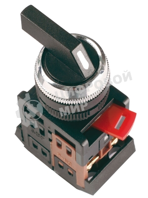 Переключатель ALCLR-22 на 3 полож. черный I-O-II 1з+1p IEK BSW10-ALCLR-3-K02