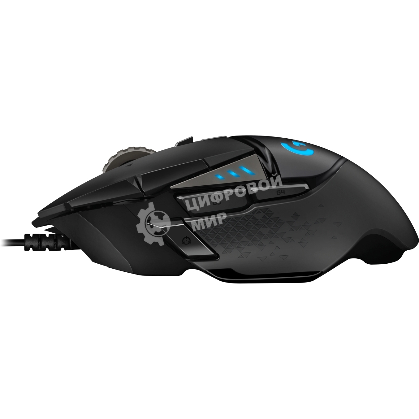 Мышь проводная Logitech G502 HERO черный, 25600 dpi, USB, кнопки - 11
