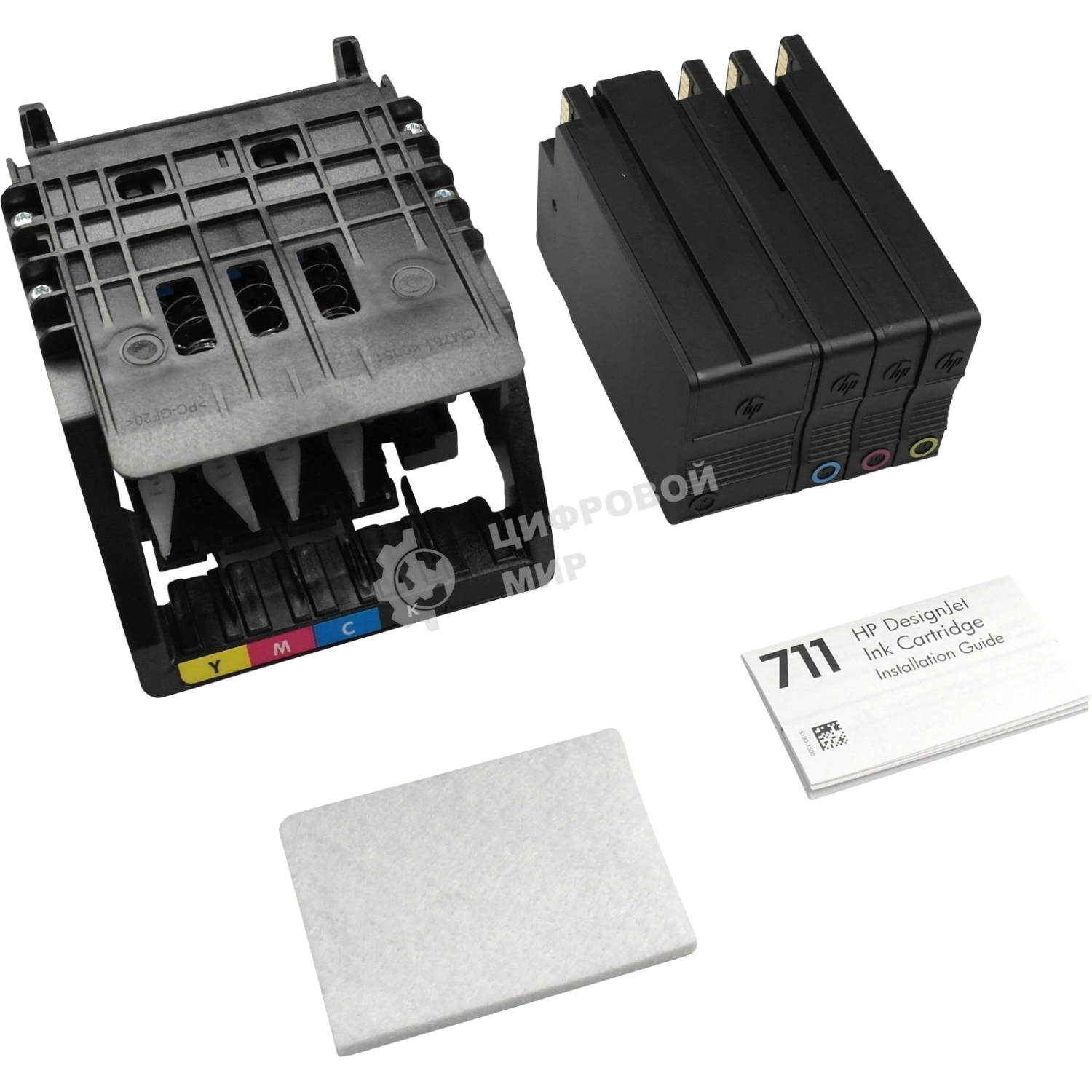 Комплект для замены печатающей головки HP 711 C1Q10A для HP Designjet T120/T520