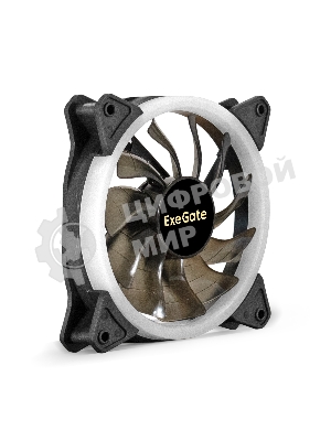 Вентилятор для корпуса ExeGate EX12025HM3PM.FRGb.5CRU черный, 120 мм, 1200 об/мин, 24 дБ, 3 pin