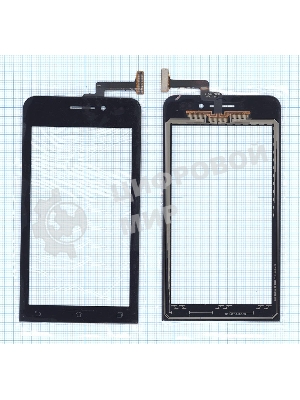 Сенсорное стекло (тачскрин) для Asus ZenFone 4 A450CG, черное