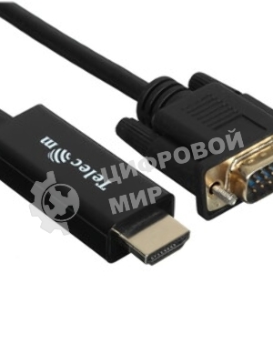 Кабель-переходник Telecom HDMI --> VGA_M/M 1,8м