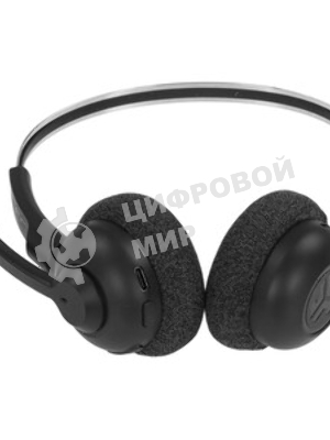Гарнитура JLab GO Work Pop Wireless Headphones чёрный, беспроводная, Bluetooth, до 50 ч