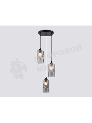 Светильник Ambrella light TR3414/3 BK черный E27/3 max 60W D320*1000