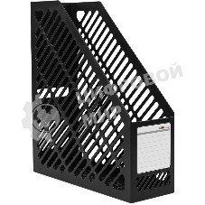 Лоток вертикальный Deli E9842 BLACK E9842 1 отд. для бумаг черный, пластик