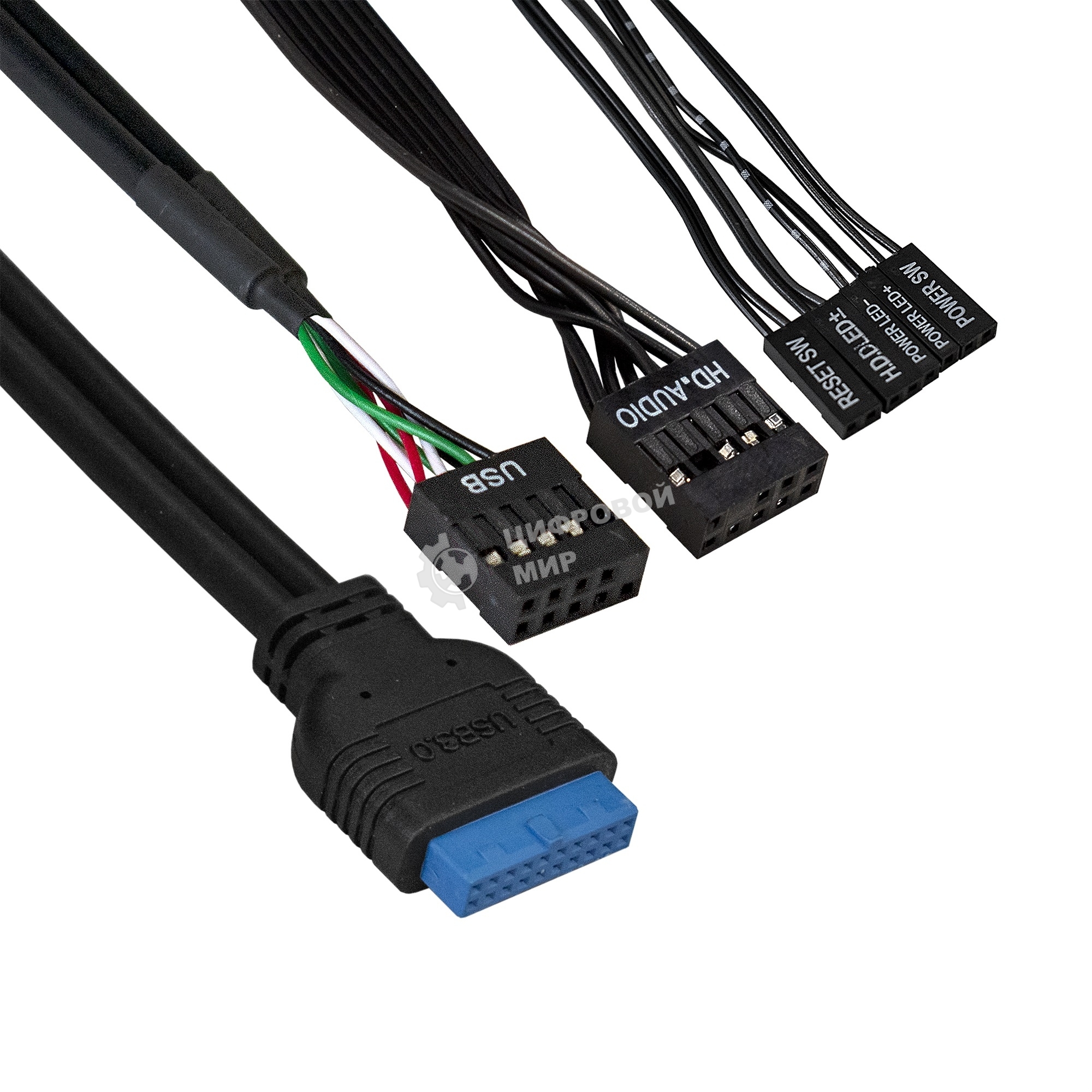 Компьютерный корпус Minitower ExeGate EX291147RUS BAA-105U2-01-AAA450 (mATX, БП AAA450 с вент. 8см, 2*USB+2*USB 3.0, аудио, черный)