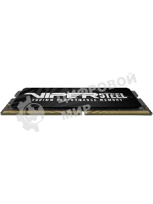 Оперативная память Patriot Viper Steel, DDR4, 8GB (1x8GB), 3200MHz, CL22, с радиатором, черный, SO-DIMM