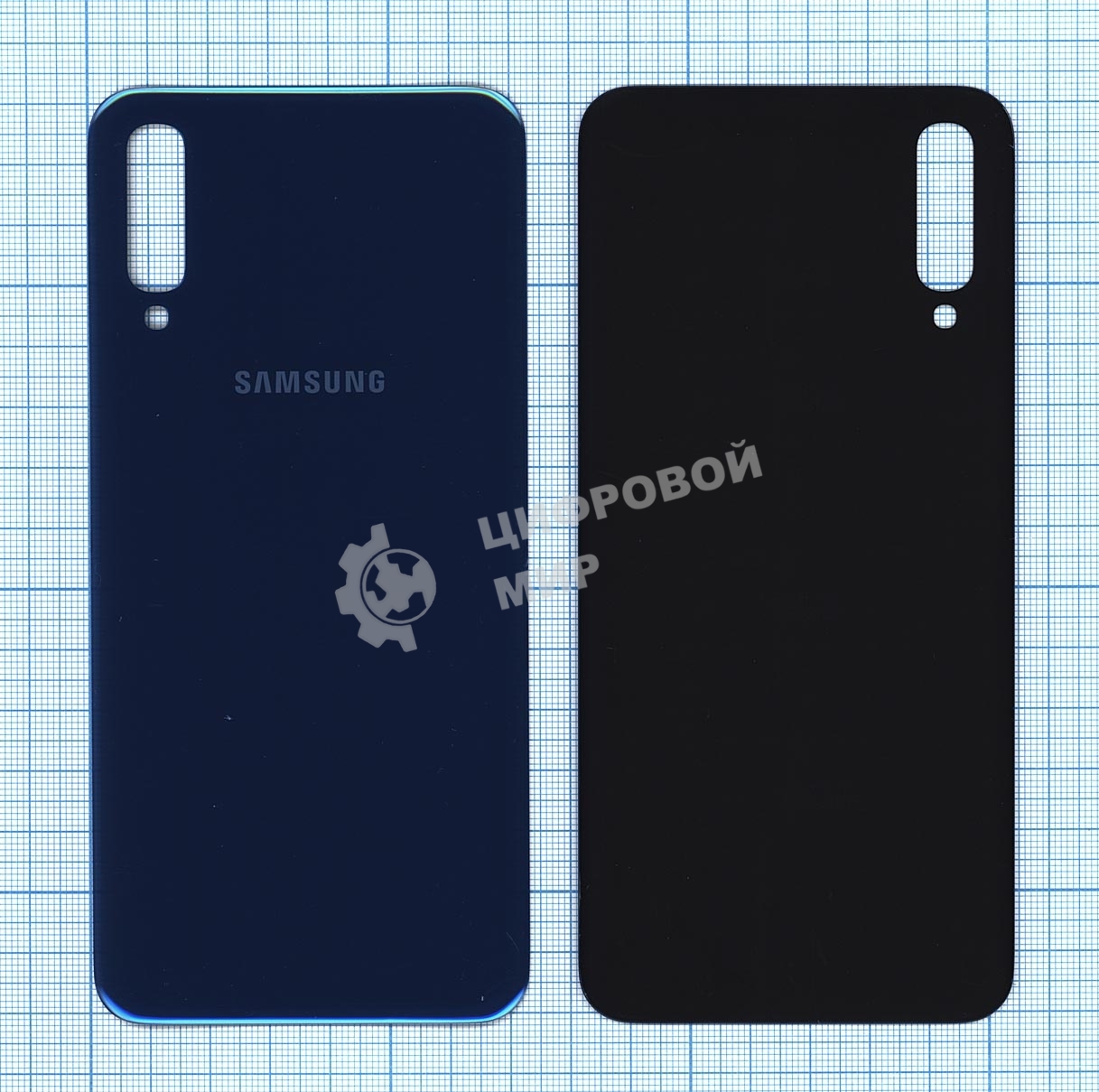 Задняя крышка для Samsung A505F Galaxy A50 (2019) синий