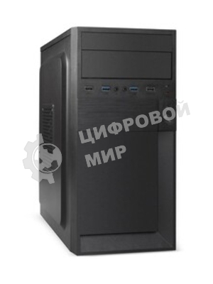 Компьютерный корпус Minitower ExeGate EX291148RUS BAA-105U2-01-AA500 (mATX, БП AA500 с вент. 8см, 2*USB+2*USB 3.0, аудио, черный)