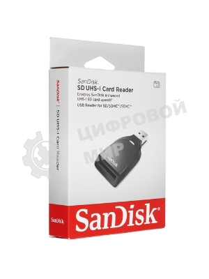 Кард-ридер SanDisk SDDR-C531-GNANN/черный/SD,SDHC,SDXC,microSD,microSDHC/microSDXC/USB 3.2 Gen 1/пластик