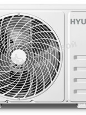Кондиционер сплит-система Hyundai HAC-24/T-PRO 24000 BTU, 70 м², 31/47 дБ, охлаждение, обогрев, осушение, белый