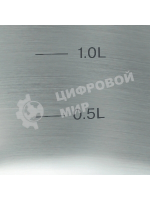 Кастрюля Rondell Stern RDS-010, 3.9л, 20см, с крышкой, серый