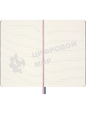 Блокнот Moleskine LIMITED EDITION SAKURA LESU08QP060BOX Large 130х210 мм, обложка текстиль, 176 страниц, линейка, твердая обложка, подарочная коробка, синий, 2025