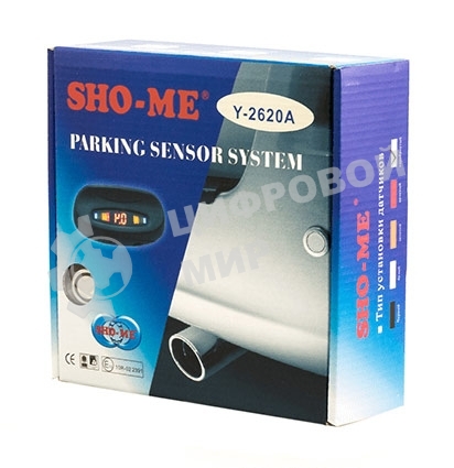 Парковочный Радар Sho-Me Y-2620 4 датчика черный