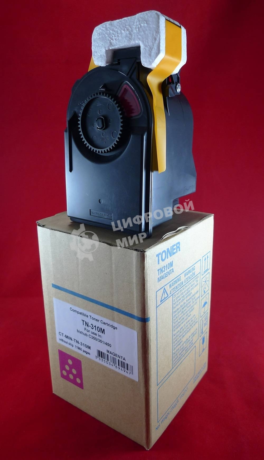 Картридж лазерный ELP TN-310M пурпурный (11500 стр) (туба, 230 гр.) для Konica-Minolta bizhub C350/351/450