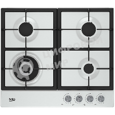 Встраиваемая газовая варочная поверхность Beko HIAW 64225 SW, Белый