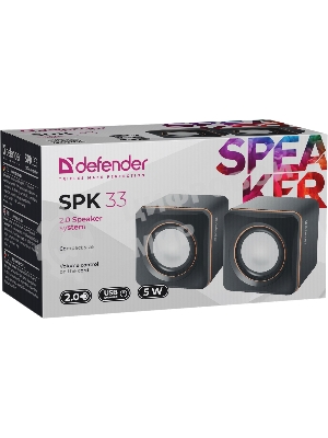 Акустическая система Defender SPK 33 (2.0,5 Вт, питание от USB)