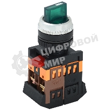 Переключатель ANC-22-2 на 2 фикс. полож. зел. 1з+1р ИЭК BSW10-ANC-2-K06