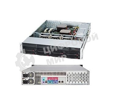 Корпус SuperMicro CSE-825TQC-R802LPB 2U SC825TQC 8 x 3.5