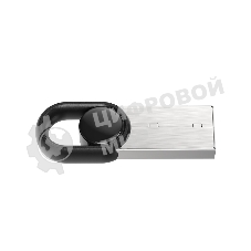Флешка USB Netac UM2 (NT03UM2N-016G-20BK), 16Gb, USB 2.0, R/W 100/40, серебристый/черный