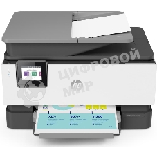 МФУ струйное HP OfficeJet Pro 9013 AiO Printer, A4, цветной, печ. до 32/18 стр/мин. (ч/б/цв.), скан. до 8 стр/мин., 1200 x 4800 dpi (печ.), 1200x1200dpi (скан.), USB, RJ-45, Wi-Fi