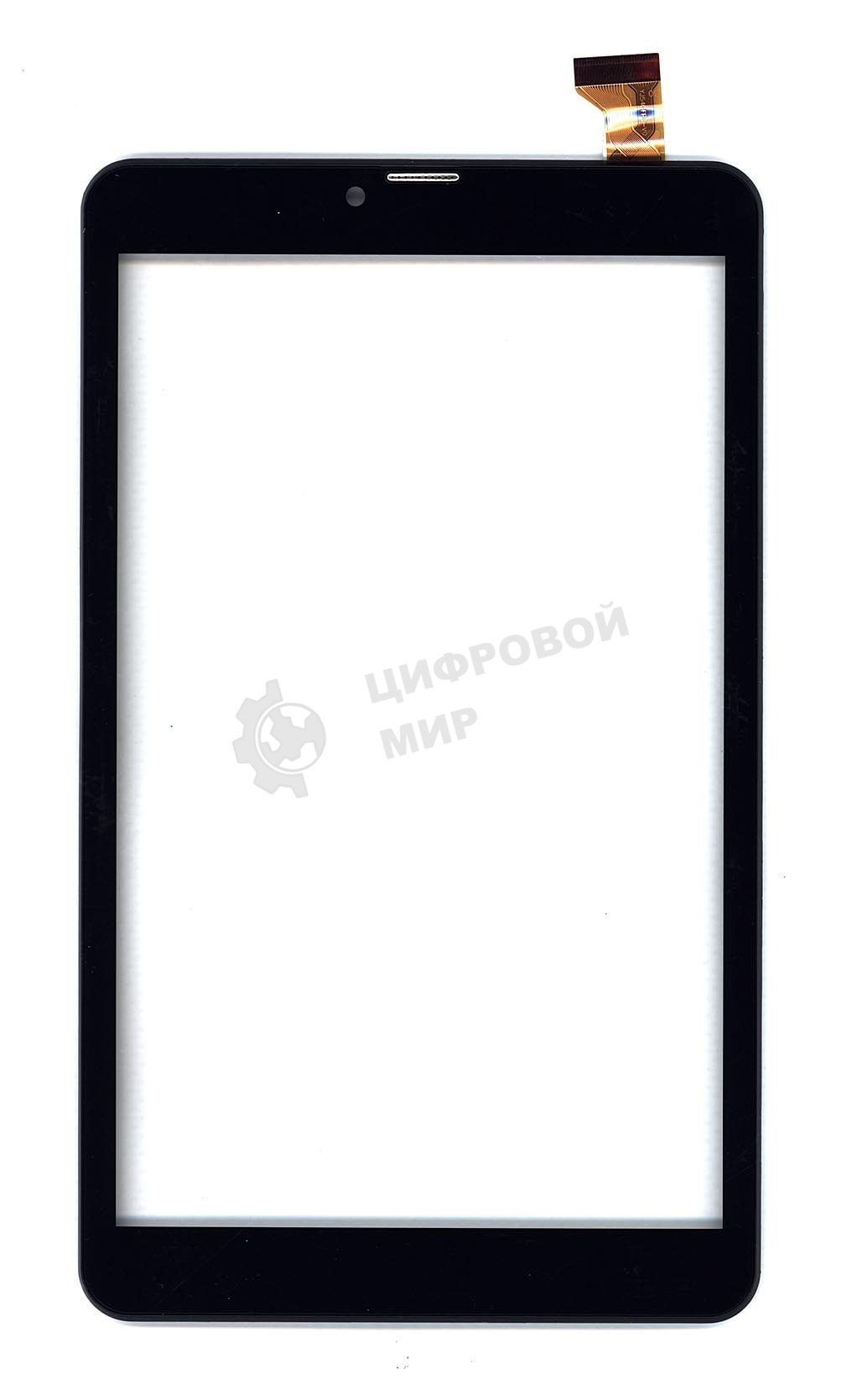 Сенсорное стекло (тачскрин) для Irbis TZ831, черное с рамкой