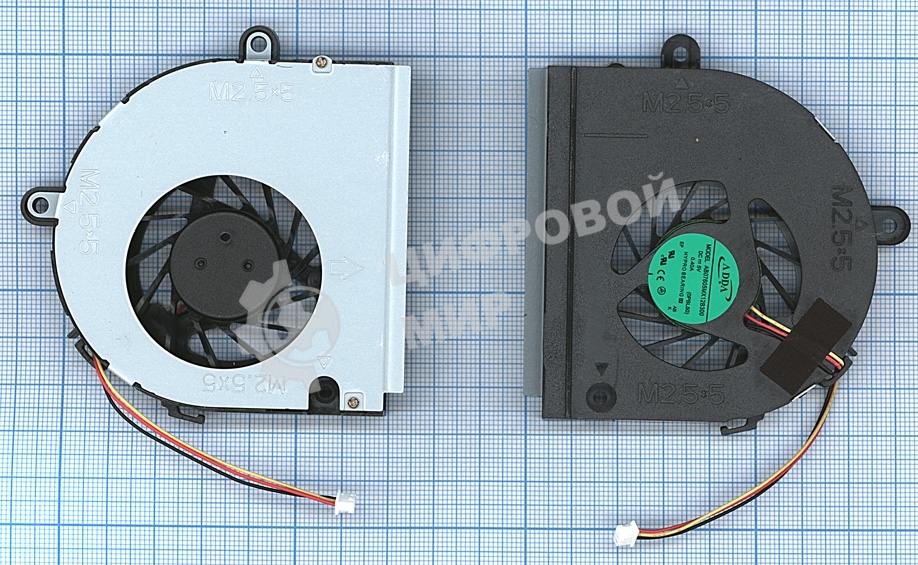 Вентилятор (кулер) для ноутбука Asus K43 K53 K53T K53U X53 X53U