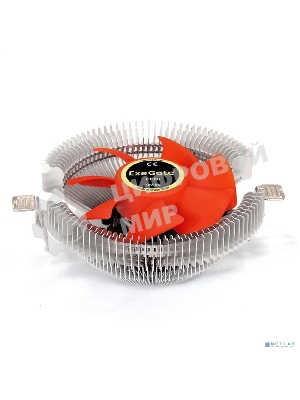 Кулер для процессора ExeGate EE80 серебристый, 90 мм, алюминий, 2000 об/мин, 22 дБ, 3 pin, 65 Вт, 67 мм