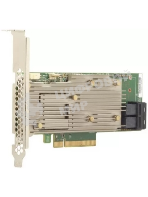Контроллер LSI HBA 9460-8i SGL, 8-port int., 12Gb/s, SAS/SATA/PCIe (NVMe), RAID 0/1/5/6/10/50/60, Cache 2Gb DDR4, PCIe 3.1