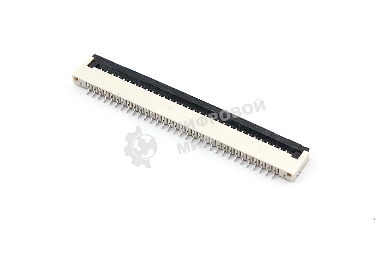 Разъем FPC Flip-Lock 1010-32RLGF 32 pin высота 1мм шаг 1мм