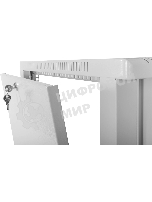 Шкаф ЦМО телекоммуникационный настенный сварной 12U (600 500) съемные стенки, дверь стекло