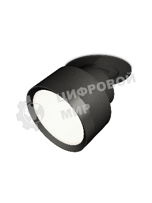 Светильник Ambrella Light XM8102500 SBK/PBK черный песок/черный полированный GX53 (A2242, A2106, C8102, N8113)